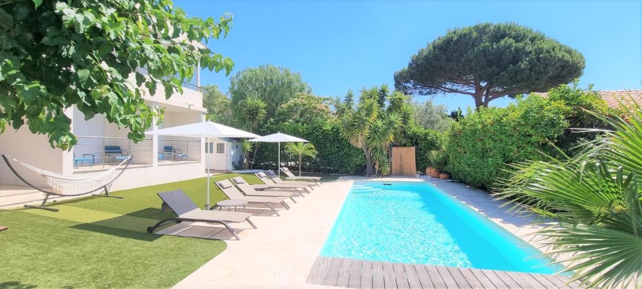 Villa Montfleuri, Vieille Ville A Pieds, Vue Mer, Piscine, 8 Pers Sainte-Maxime Exterior photo