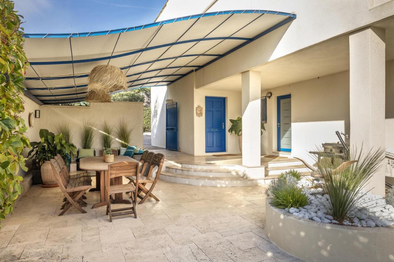 Villa Montfleuri, Vieille Ville A Pieds, Vue Mer, Piscine, 8 Pers Sainte-Maxime Exterior photo