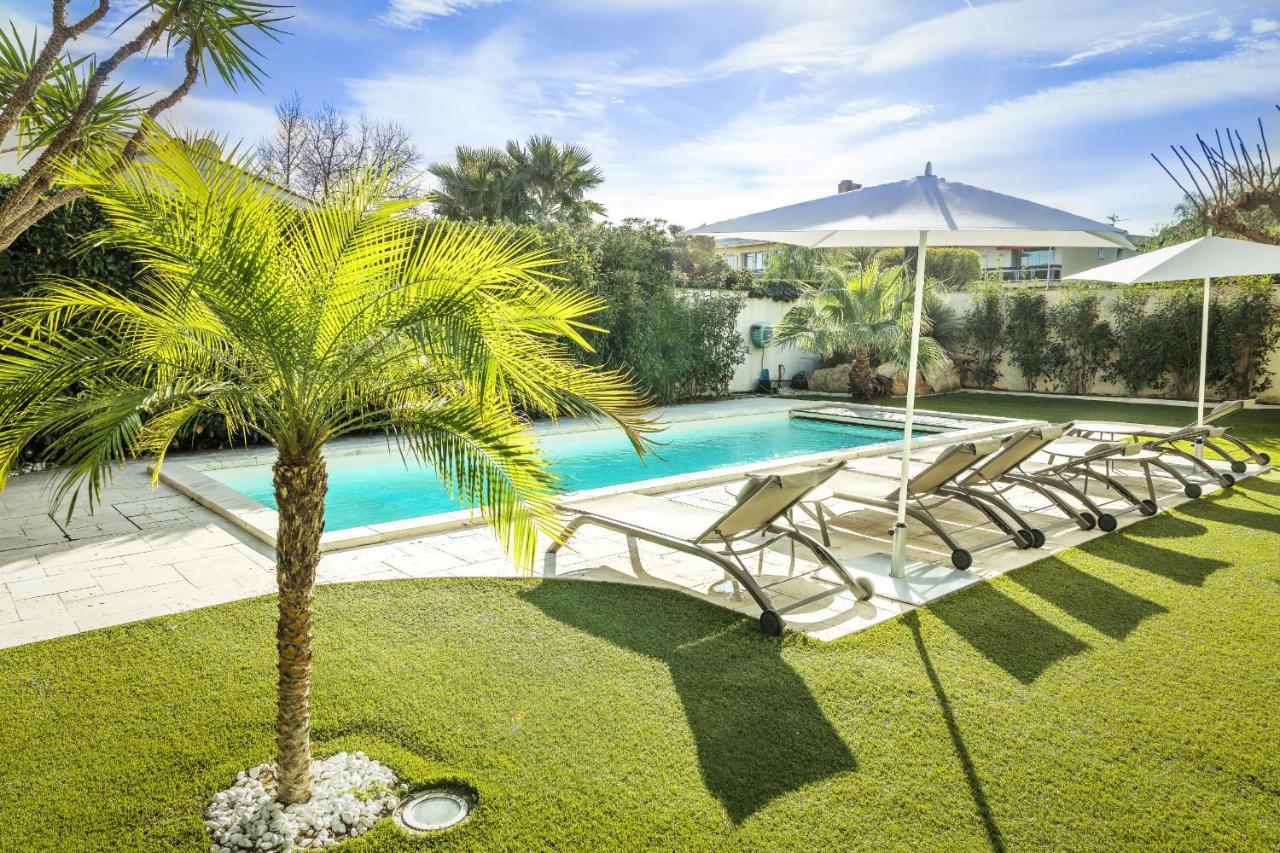 Villa Montfleuri, Vieille Ville A Pieds, Vue Mer, Piscine, 8 Pers Sainte-Maxime Exterior photo