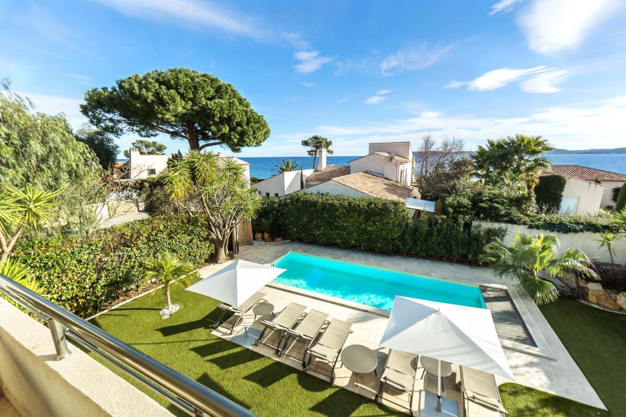 Villa Montfleuri, Vieille Ville A Pieds, Vue Mer, Piscine, 8 Pers Sainte-Maxime Exterior photo